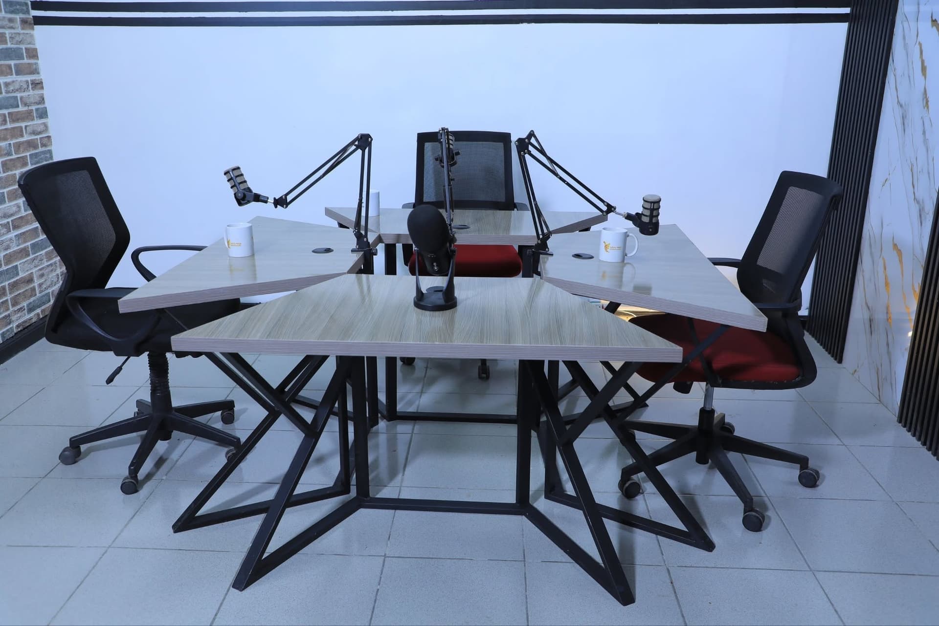 Multi-Person Discussion inside Wasa Production studio in Addis Ababa
